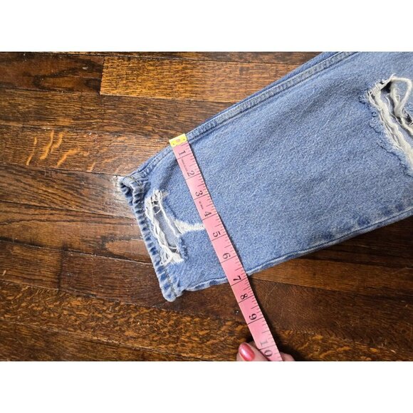 H&M Boyfriend Low Waist Distressed Jeans size 14 - Picture 8 of 12
